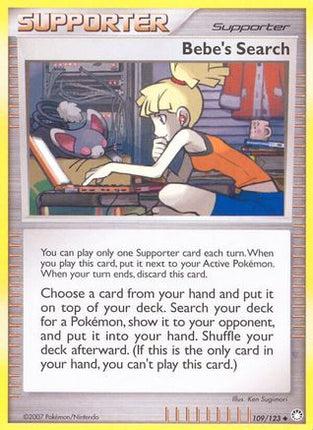 Bebe's Search - 109/123 [Mysterious Treasures] Reverse Holofoil