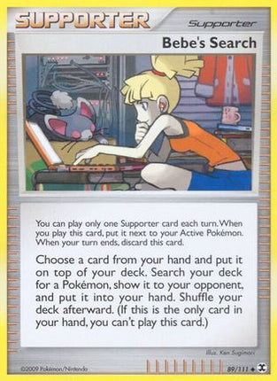 Bebe's Search - 89/106 [Rising Rivals] Reverse Holofoil