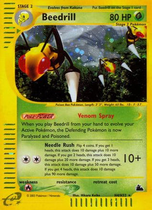 Beedrill (H4) - H4/144 [Skyridge] Holofoil