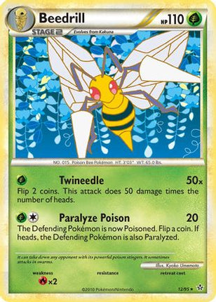 Beedrill - 12/106 [Unleashed] Reverse Holofoil