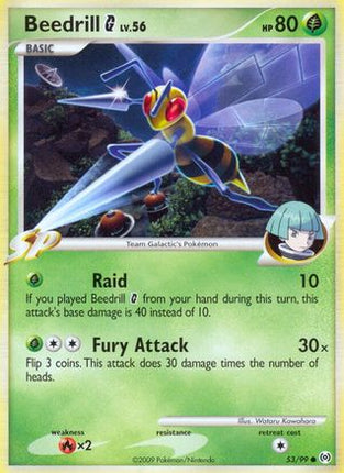 Beedrill G - 53/106 [Arceus] Reverse Holofoil