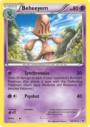 Beheeyem - 56/101 [Noble Victories] Reverse Holofoil