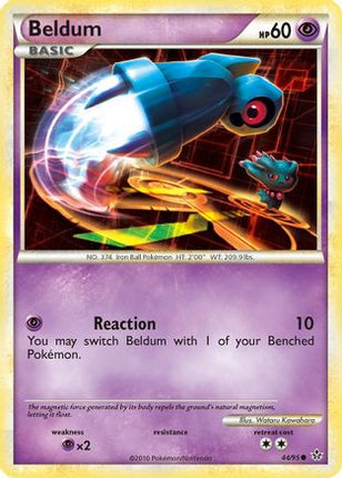 Beldum - 44/106 [Unleashed] Reverse Holofoil