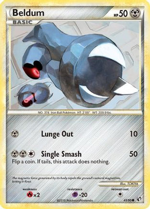 Beldum - 43/106 [Undaunted] Reverse Holofoil