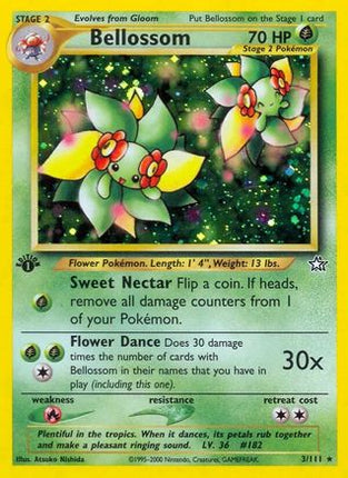 Bellossom - 3/111 [Neo Genesis] Unlimited Holofoil