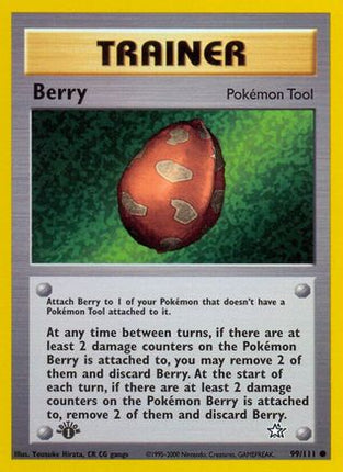 Berry - 99/111 [Neo Genesis] 1st Edition