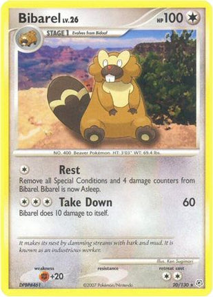 Bibarel - 20/130 [Diamond and Pearl] Reverse Holofoil