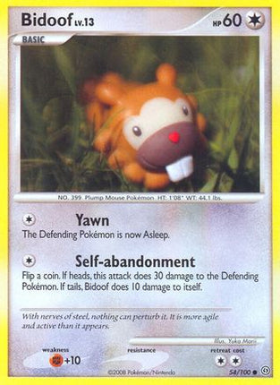 Bidoof - 54/106 [Stormfront]
