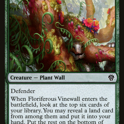 Floriferous Vinewall [Dominaria United]