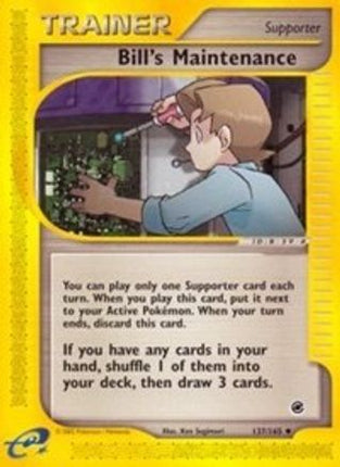Bill's Maintenance - 137/110 [Expedition] Reverse Holofoil