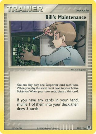 Bill's Maintenance - 87/95 [FireRed & LeafGreen] Reverse Holofoil