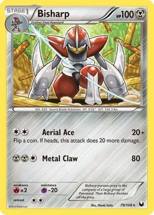 Bisharp (79) - 79/99 [Dark Explorers] Reverse Holofoil