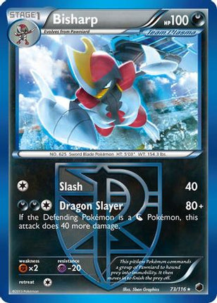 Bisharp (Team Plasma) (73) - 73/106 [Plasma Freeze] Reverse Holofoil