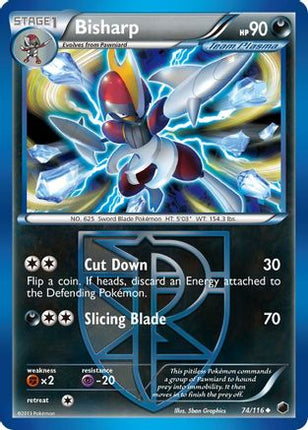 Bisharp (Team Plasma) (74) - 74/106 [Plasma Freeze]