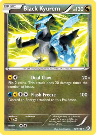 Black Kyurem - 100/115 [Boundaries Crossed] Reverse Holofoil