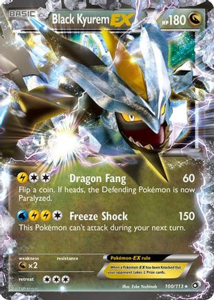 Black Kyurem EX - 100/106 [Legendary Treasures] Holofoil