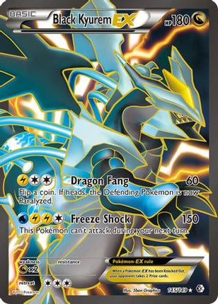 Black Kyurem EX (145 Full Art) - 145/115 [Boundaries Crossed] Holofoil
