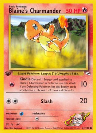 Blaine's Charmander - 61/132 [Gym Heroes] Unlimited