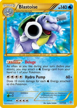 Blastoise - 137/149 [Plasma Storm] Holofoil