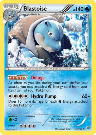 Blastoise - 16/106 [Plasma Blast] Reverse Holofoil