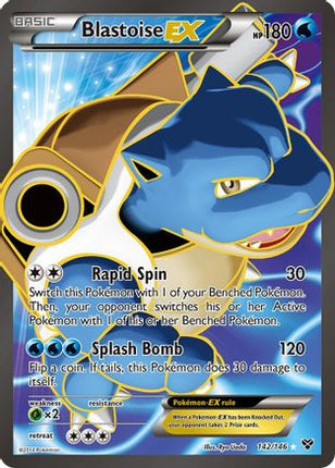 Blastoise EX (142 Full Art) - 142/106 [XY Base Set] Holofoil