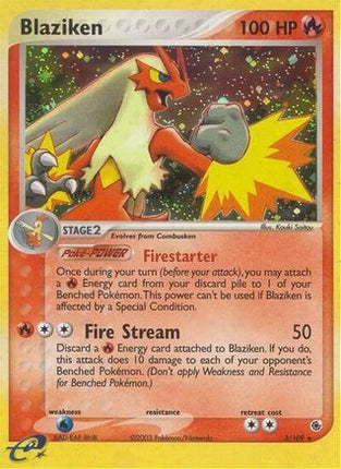 Blaziken - 3/109 [Ruby and Sapphire] Reverse Holofoil