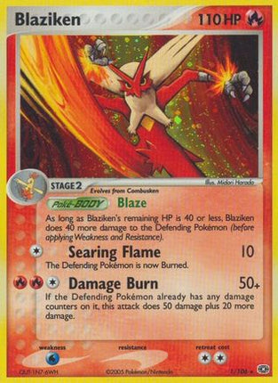 Blaziken - 1/107 [Emerald] Holofoil