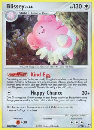 Blissey - 5/123 [Mysterious Treasures] Holofoil