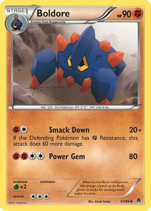 Boldore (51) - 51/98 [Emerging Powers] Reverse Holofoil