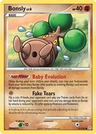 Bonsly - 71/130 [Diamond and Pearl] Reverse Holofoil