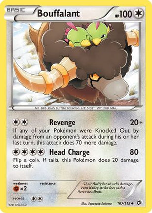 Bouffalant - 107/106 [Legendary Treasures] Reverse Holofoil