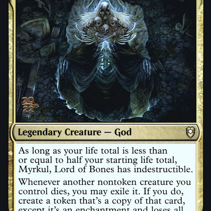 Myrkul, Lord of Bones [Battle for Baldur's Gate Promos] Prerelease Foil