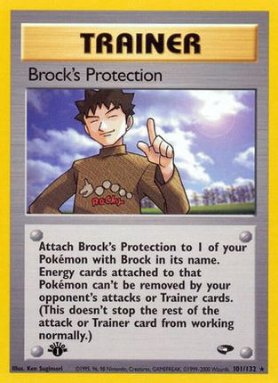 Brock's Protection - 101/132 [Gym Challenge] 1st Edition