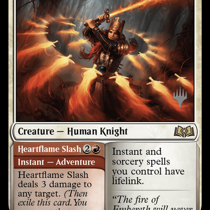 Heartflame Duelist // Heartflame Slash [Wilds of Eldraine Promos]