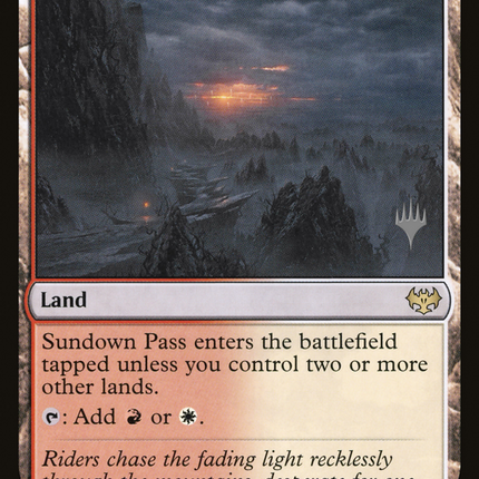 Sundown Pass [Innistrad: Crimson Vow Promos]