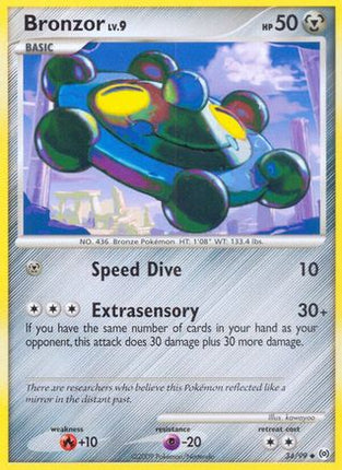Bronzor (34) - 34/106 [Arceus] Reverse Holofoil