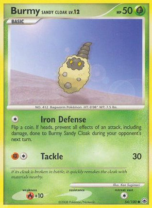 Burmy Sandy Cloak - 54/106 [Majestic Dawn] Reverse Holofoil