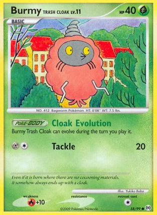 Burmy Trash Cloak - 58/106 [Arceus] Reverse Holofoil