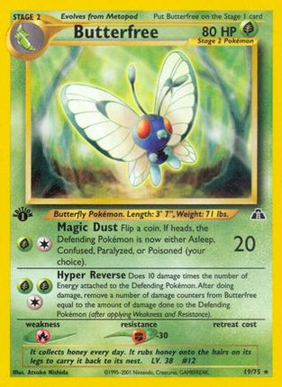 Butterfree - 19/75 [Neo Discovery] 1st Edition
