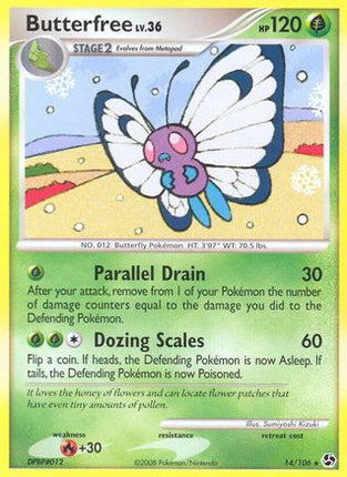 Butterfree - 14/106 [Great Encounters] Reverse Holofoil