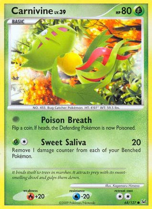 Carnivine (68) - 68/106 [Platinum] Reverse Holofoil