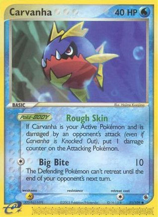 Carvanha - 51/109 [Ruby and Sapphire]