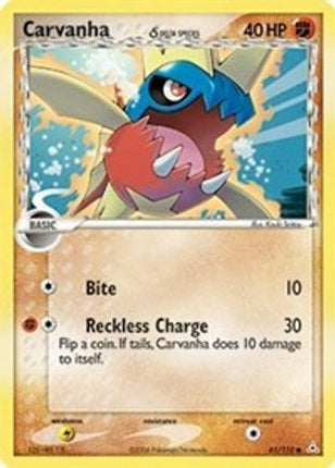 Carvanha (Delta Species) - 61/110 [Holon Phantoms]