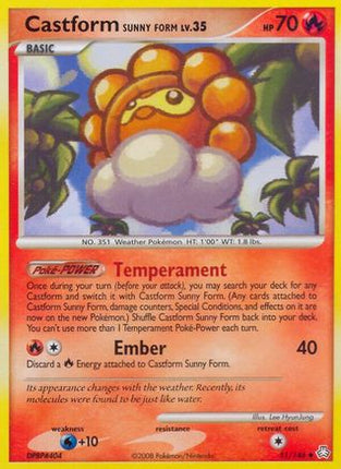 Castform Sunny Form - 51/106 [Legends Awakened] Reverse Holofoil