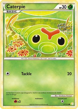 Caterpie - 57/106 [HeartGold SoulSilver] Reverse Holofoil