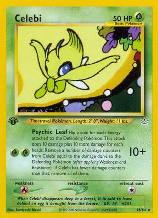 Celebi (16) - 16/64 [Neo Revelation] Unlimited