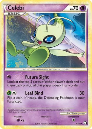Celebi - 3/106 [Triumphant] Reverse Holofoil