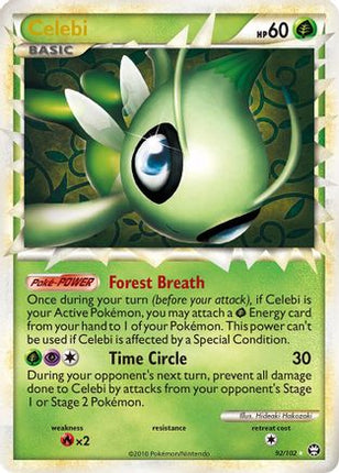Celebi (Prime) - 92/106 [Triumphant] Holofoil