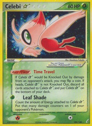Celebi Star - 100/100 [Crystal Guardians] Holofoil