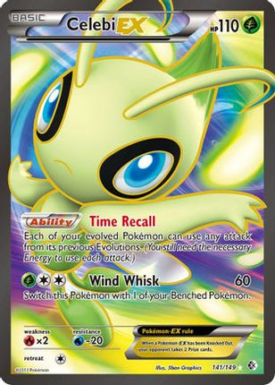 Celebi EX (141 Full Art) - 141/115 [Boundaries Crossed] Holofoil